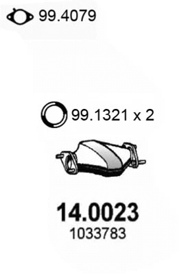 Catalyseur ASSO 14.0023