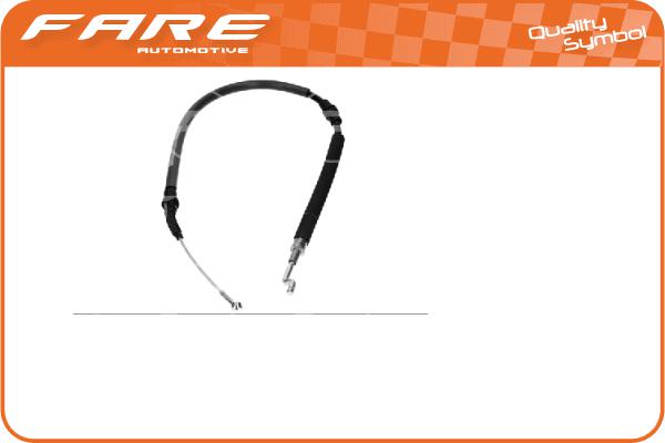Tirette à câble, frein de stationnement FARE-CO 17637