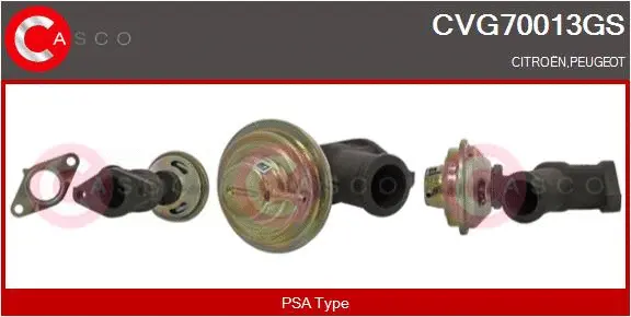 Vanne EGR CASCO CVG70013GS
