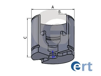 Piston, étrier de frein ERT 150751-C