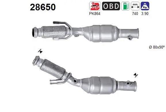 Catalyseur AS 28650