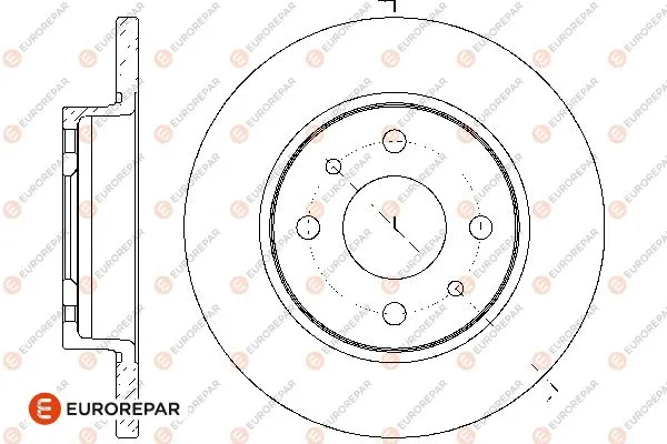 Disque de frein EUROREPAR 1667863180