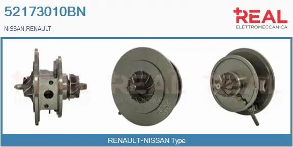 Groupe carter, turbocompresseur REAL 52173010BN