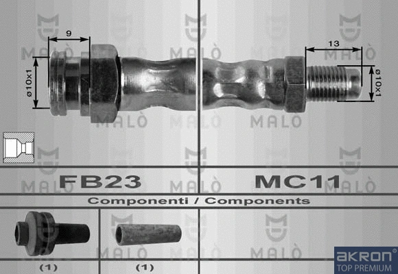 Flexible de frein AKRON-MALÒ 8435