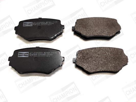 Kit de plaquettes de frein, frein à disque CHAMPION 572420CH