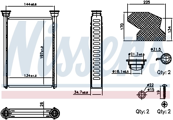 Système de chauffage NISSENS 707309