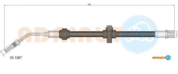 Flexible de frein ADRIAUTO 35.1267