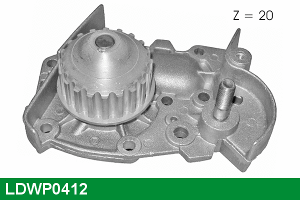 Pompe à eau, refroidissement du moteur LUCAS LDWP0412