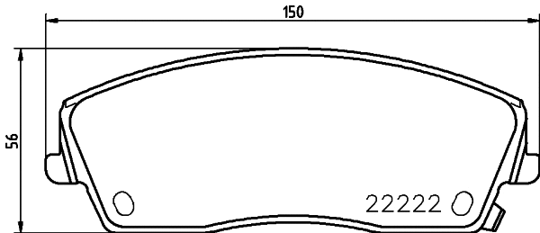 Kit de plaquettes de frein, frein à disque MINTEX MDB3821