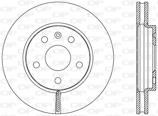 Disque de frein OPEN PARTS BDR2498.20