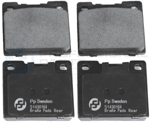 Kit de plaquettes de frein, frein à disque Professional Parts 51430164