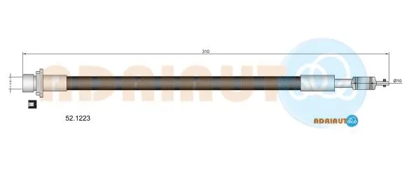 Flexible de frein ADRIAUTO 52.1223
