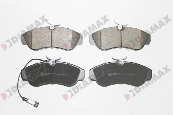 Kit de plaquettes de frein, frein à disque DIAMAX N09867