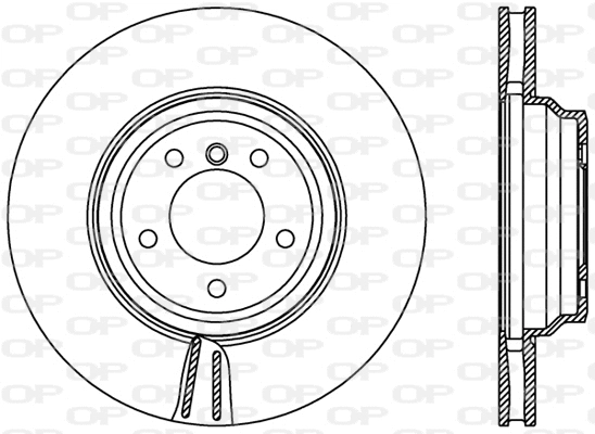 Disque de frein OPEN PARTS BDR2398.20