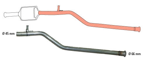 Tube de réparation, catalyseur HJS 91 22 8053