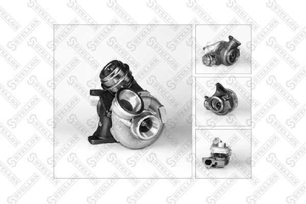 Turbocompresseur, suralimentation STELLOX 10-80304-SX