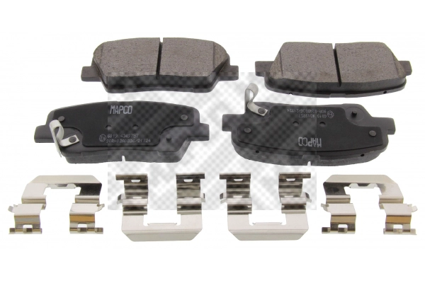 Kit de plaquettes de frein, frein à disque MAPCO 6019