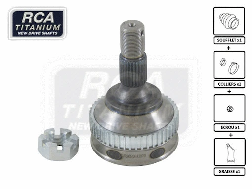 Jeu de joints, arbre de transmission RCA FRANCE CI51A