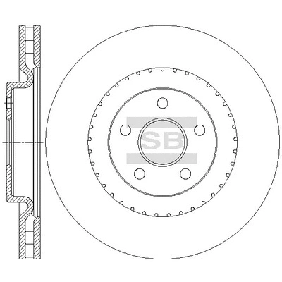 Disque de frein Hi-Q SD5528
