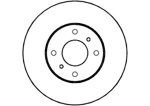 Disque de frein ABTEX BD715V