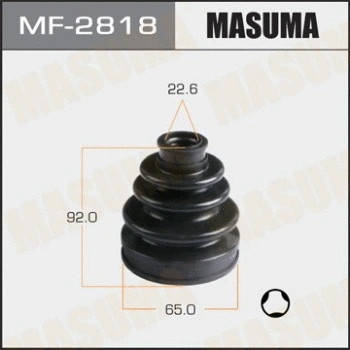 Jeu de joints-soufflets, arbre de commande MASUMA MF-2818