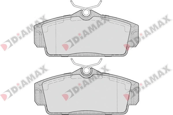 Kit de plaquettes de frein, frein à disque DIAMAX N09152
