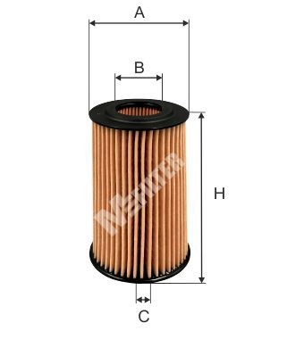 Filtre à huile MFILTER TE 4071