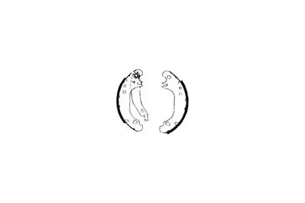 Jeu de mâchoires de frein E.T.F. 09-0400