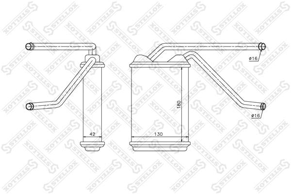 Système de chauffage STELLOX 10-35104-SX
