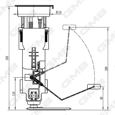 unité d'alimentation de carburant GMB GFPS-018A