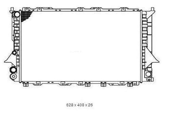 Radiateur, refroidissement du moteur ORDONEZ 2065065