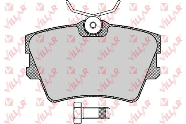 Kit de plaquettes de frein, frein à disque VILLAR 626.0616