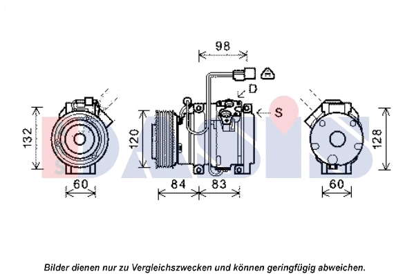 Compresseur, climatisation AKS DASIS 851968N