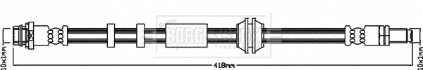 Flexible de frein BORG & BECK BBH8412