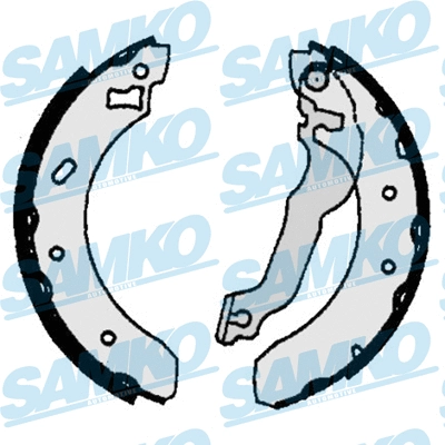 Jeu de mâchoires de frein SAMKO 86770