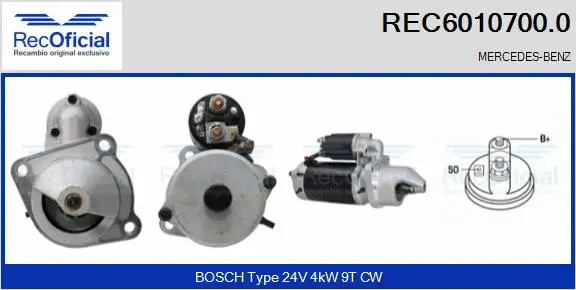 Démarreur RECOFICIAL REC6010700.0
