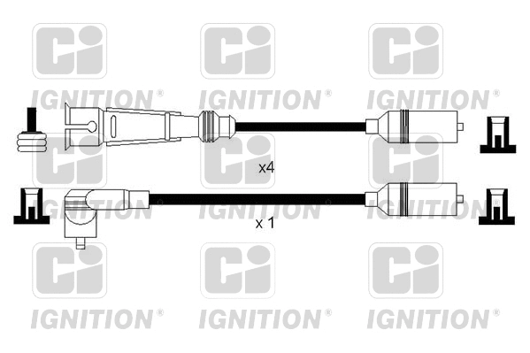Kit de câbles d'allumage QUINTON HAZELL XC1149