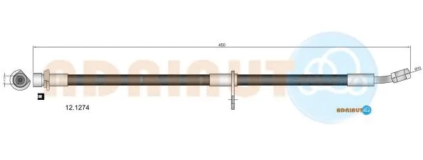 Flexible de frein ADRIAUTO 12.1274