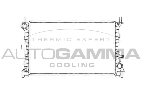 Radiateur, refroidissement du moteur AUTOGAMMA 102072