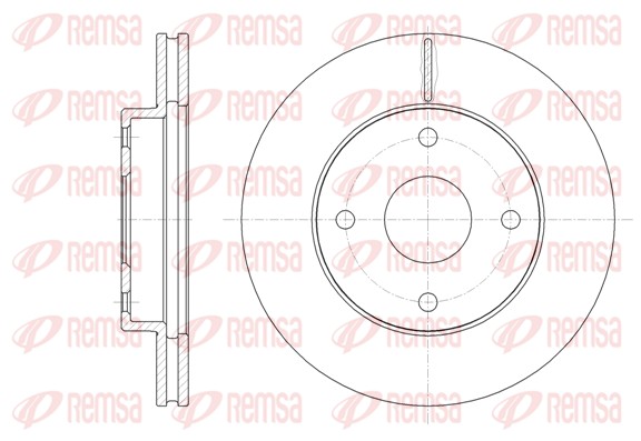 Disque de frein REMSA 62065.10