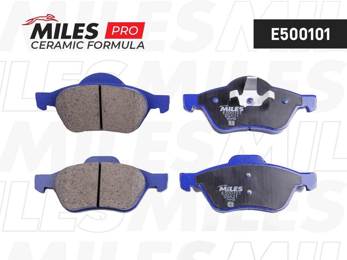 Kit de plaquettes de frein, frein à disque MILES E500101