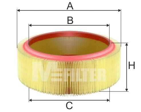 Filtre à air MFILTER A 580