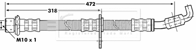 Flexible de frein BORG & BECK BBH7229