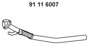 Tuyau d'échappement EBERSPÄCHER 91 11 6007