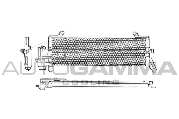 Condenseur, climatisation AUTOGAMMA 103287