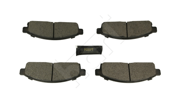 Kit de plaquettes de frein, frein à disque HART 260 766