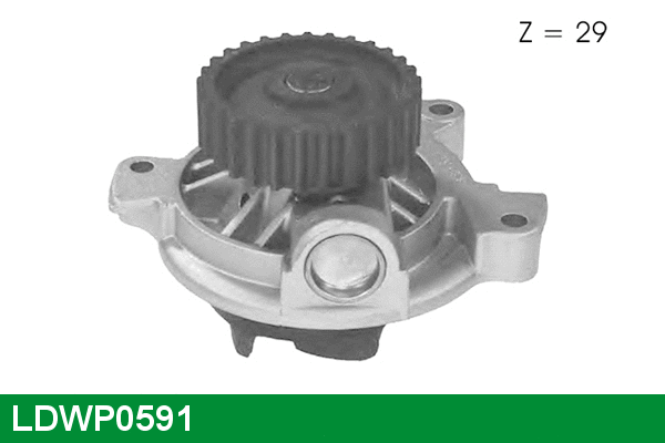 Pompe à eau, refroidissement du moteur LUCAS LDWP0591