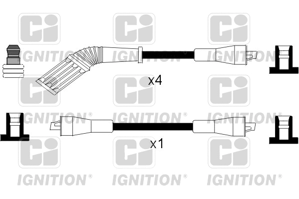 Kit de câbles d'allumage QUINTON HAZELL XC844