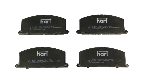 Kit de plaquettes de frein, frein à disque HART 215 293