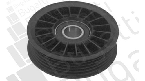 Poulie renvoi/transmission, courroie trapézoïdale à nervures BUGATTI BPOA3152